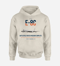 Thumbnail for E-8C Joint STARS design on khaki double-side hoodie, single-side print