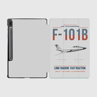 Thumbnail for F-101B Voodoo design on light gray samsung tablet tablet case