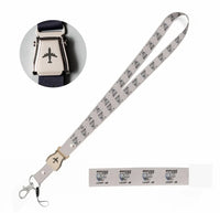 Thumbnail for Boeing 737 & Leap 1B seat belt lanyard - light gray