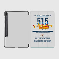 Thumbnail for De Havilland Canadair 515 design on light gray samsung tablet tablet case