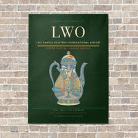 Thumbnail for Lviv Danylo Halytskyi International Airport LWO - Canvas No Frame - Dark Green
