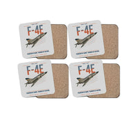 Thumbnail for F-4E Phantom II design on light gray 4 pieces set coaster