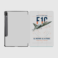 Thumbnail for Dassault Mirage F1C design on light gray samsung tablet tablet case