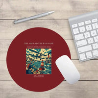 Thumbnail for VINTAGE G4299 - The Around The Bay Dash - Designed Mouse Pads design on darkred round
