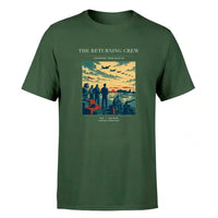 Thumbnail for VINTAGE G4519 - The Returning Crew - Premium T-Shirt design on darkgreen premium t shirt