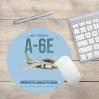 Thumbnail for A-6E Intruder design on light blue round mouse pad