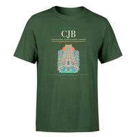 Thumbnail for Coimbatore Airport (CJB) Premium T-Shirt Dark Green