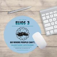 Thumbnail for Flyability Elios 3 design on light blue round mouse pad
