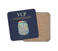 Thumbnail for Viracopos International Airport VCP Coaster 1-Piece - Navy Blue