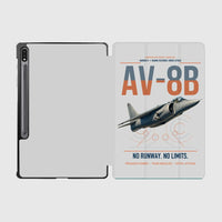 Thumbnail for AV-8B Harrier II design on light gray samsung tablet tablet case