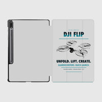 Thumbnail for DJI Flip design on light gray samsung tablet tablet case