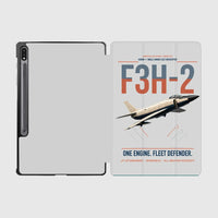 Thumbnail for F3H-2 Demon design on light gray samsung tablet tablet case