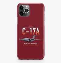 Thumbnail for C-17A Globemaster III design on dark red magsafe iphone case, for iPhone Pro Max