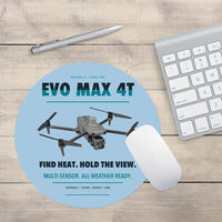 Thumbnail for Autel EVO Max 4T design on light blue round mouse pad
