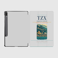 Thumbnail for Trabzon Airport (TZX) design on light gray samsung tablet tablet case