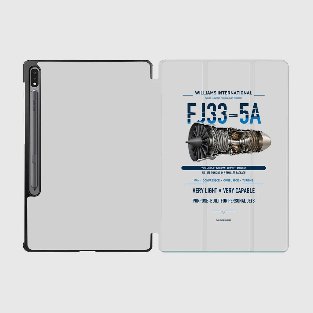 FJ33-5A design on light gray samsung tablet tablet case