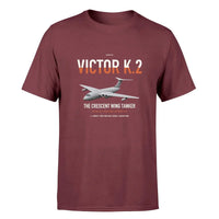 Thumbnail for Handley Page Victor K.2 design on dark red double-side t-shirt, single-side print