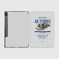 Thumbnail for AE 2100D3 design on light gray samsung tablet tablet case