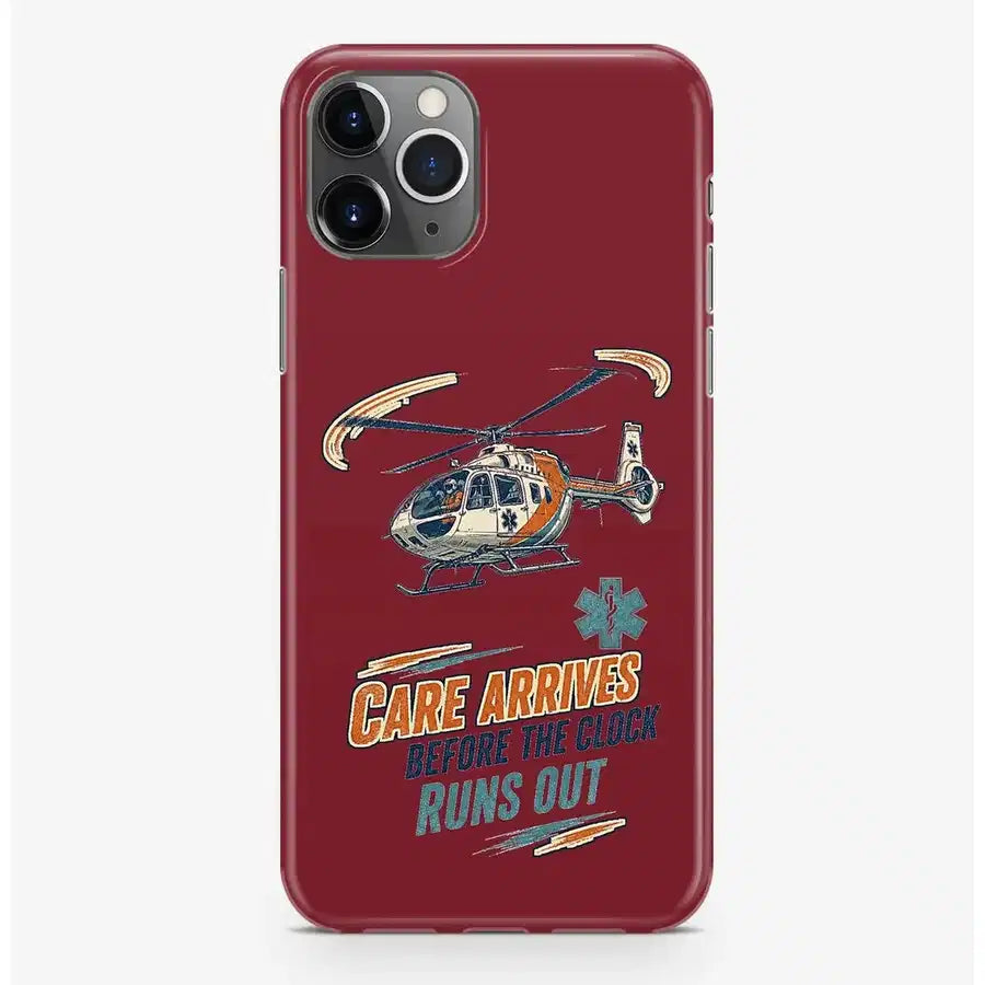 SIGNAL 575 - Care Arrives Before The Clock Runs Out - MagSafe iPhone Pro Max design on dark red magsafe iphone pro max