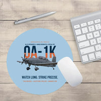 Thumbnail for OA-1K Skyraider II Armed Overwatch design on light blue round mouse pad