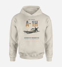 Thumbnail for A-1H Skyraider design on khaki double-side hoodie