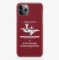 Thumbnail for Cessna Citation X+ design on dark red magsafe iphone case, for iPhone Pro Max