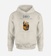 Thumbnail for Durango–La Plata County Airport (DRO) design on khaki hoodie single-side print