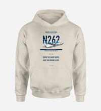 Thumbnail for Nord 262A design on khaki hoodie single side