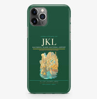 Thumbnail for Kalymnos Airport (JKL) design on dark green iPhone 16 Pro MagSafe case