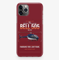 Thumbnail for Bell 505 design on dark red magsafe iphone case, for iPhone Pro Max