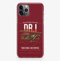 Thumbnail for Fokker Dr.I design on dark red magsafe iphone case, for iPhone Pro Max