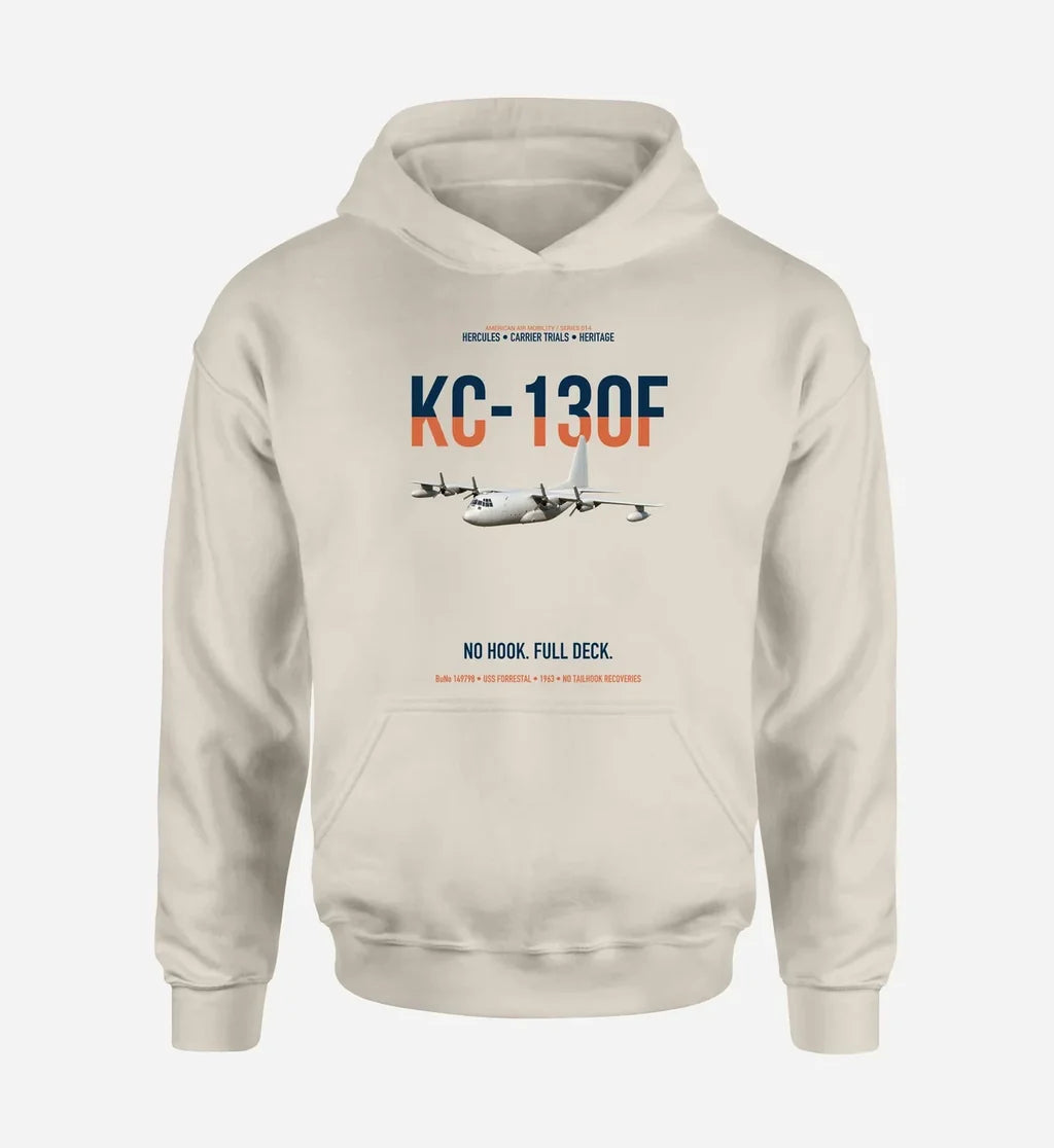 KC-130F BuNo 149798 design on khaki double-side hoodie, single-side print