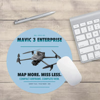 Thumbnail for DJI Mavic 3 Enterprise design on light blue round mouse pad