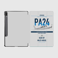 Thumbnail for Piper PA-24-250 Comanche 250 design on light gray samsung tablet tablet case