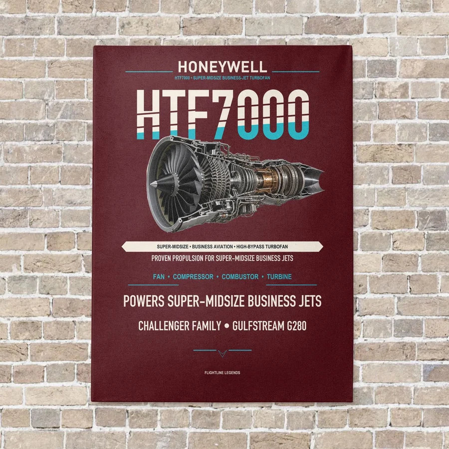 HTF7000 vertical canvas print - no frame - dark red background