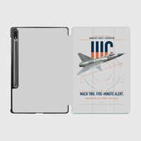 Thumbnail for Dassault Mirage IIIC design on light gray samsung tablet tablet case