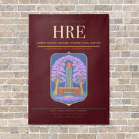 Thumbnail for Robert Gabriel Mugabe International Airport HRE vertical canvas print - no frame - dark red background