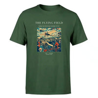 Thumbnail for VINTAGE G4001 - The Flying Field - Premium T-Shirt design on darkgreen premium t shirt
