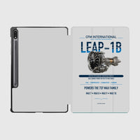 Thumbnail for CFM LEAP-1B design on light gray samsung tablet tablet case
