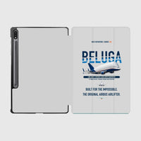 Thumbnail for Airbus A300-600ST BelugaST design on light gray samsung tablet tablet case