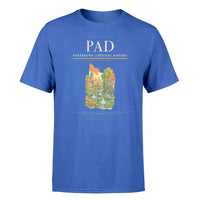 Thumbnail for Paderborn Lippstadt Airport (PAD) T-Shirt single-side front print in Blue | paderborn-lippstadt-airport-pad-double-side-t-shirt