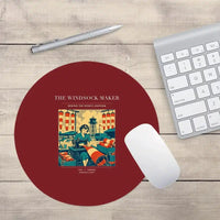 Thumbnail for VINTAGE G4429 - The Windsock Maker - Designed Mouse Pads design on darkred round