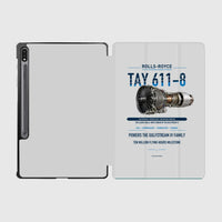 Thumbnail for TAY 611-8 design on light gray samsung tablet tablet case