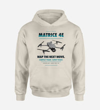 Thumbnail for DJI Matrice 4E design on khaki hoodie single side