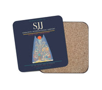 Thumbnail for Sarajevo International Airport SJJ Coaster 1-Piece - Navy Blue
