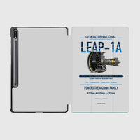 Thumbnail for CFM LEAP-1A design on light gray samsung tablet tablet case