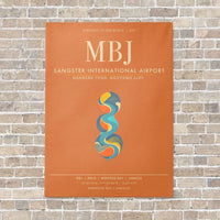 Thumbnail for Sangster International Airport MBJ - Canvas Framed - Orange