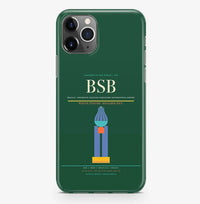 Thumbnail for Brasilia Airport (BSB) design on dark green iPhone 16 Pro MagSafe case