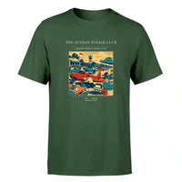 Thumbnail for VINTAGE G4436 - The Sunday Polish Club - Premium T-Shirt design on darkgreen premium t shirt