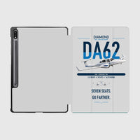 Thumbnail for Diamond DA62 design on light gray samsung tablet tablet case
